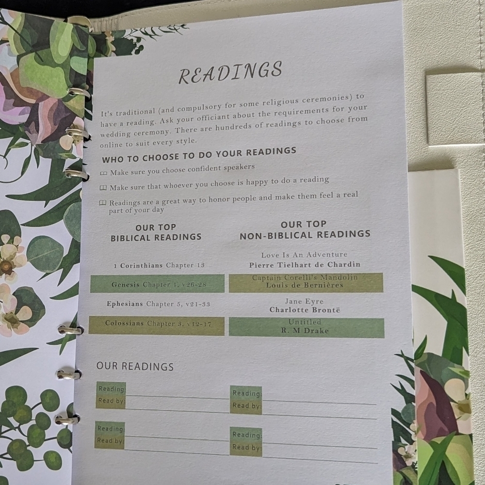 Wedding Planning Notebook - Picture 11 of 12
